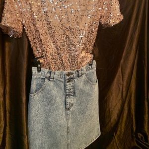 Vintage Forenza Denim Skirt